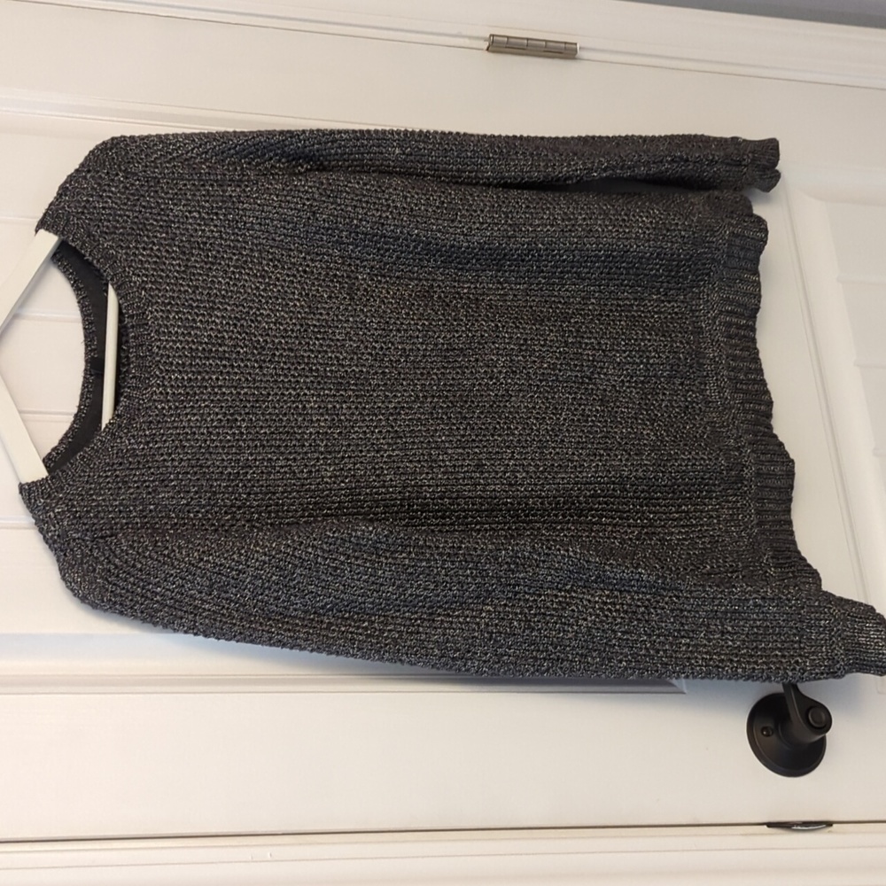 Charcoal Metallic Sweater
